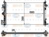 BEHR 8MK376754-331 (8MK376754331) Radiator, engine cooling