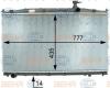 BEHR 8MK376763-421 (8MK376763421) Radiator, engine cooling