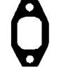 ELRING 014.614 (014614) Gasket, exhaust manifold