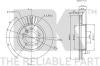 NK 201540 Brake Disc
