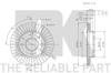 NK 202528 Brake Disc