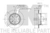 NK 202619 Brake Disc