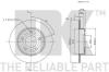 NK 203250 Brake Disc
