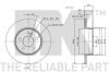 NK 203340 Brake Disc