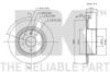 NK 203621 Brake Disc