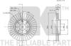 NK 203637 Brake Disc