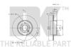NK 203655 Brake Disc