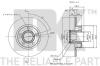 NK 203658 Brake Disc