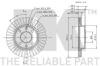 NK 203712 Brake Disc