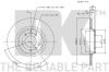 NK 203729 Brake Disc