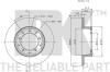 NK 204002 Brake Disc