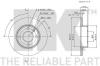 NK 204305 Brake Disc