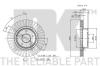 NK 204403 Brake Disc