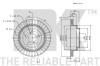 NK 204411 Brake Disc