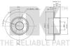 NK 204749 Brake Disc
