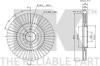 NK 204774 Brake Disc