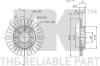 NK 204776 Brake Disc