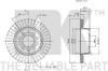 NK 204781 Brake Disc