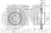 NK 204831 Brake Disc