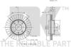 NK 205008 Brake Disc