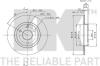 NK 209917 Brake Disc