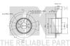 NK 209938 Brake Disc