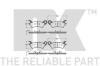 NK 223207 Brake Pad Set, disc brake