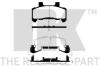 NK 229206 Brake Pad Set, disc brake