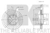 NK 313629 Brake Disc