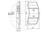 OPTIMAL 12193 Brake Pad Set, disc brake