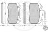 OPTIMAL 12212 Brake Pad Set, disc brake