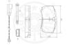 OPTIMAL 12418 Brake Pad Set, disc brake