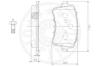 OPTIMAL 12443 Brake Pad Set, disc brake