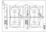 OPTIMAL 12527 Brake Pad Set, disc brake