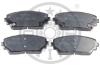 OPTIMAL 12536 Brake Pad Set, disc brake