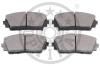 OPTIMAL 12536 Brake Pad Set, disc brake