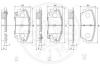 OPTIMAL 12536 Brake Pad Set, disc brake