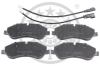 OPTIMAL 12588 Brake Pad Set, disc brake