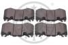 OPTIMAL 12595 Brake Pad Set, disc brake