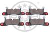 OPTIMAL 12598 Brake Pad Set, disc brake