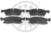 OPTIMAL 12599 Brake Pad Set, disc brake