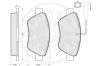 OPTIMAL 85801 Brake Pad Set, disc brake