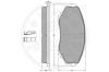 OPTIMAL 9779 Brake Pad Set, disc brake