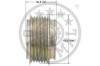 OPTIMAL F5-1149 (F51149) Alternator Freewheel Clutch