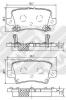MAPCO 6842 Brake Pad Set, disc brake
