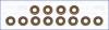 AJUSA 57045400 Seal Set, valve stem