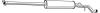 WALKER 22855 Middle Silencer