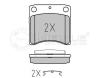 MEYLE 0252163517/PD (0252163517PD) Brake Pad Set, disc brake