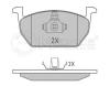 MEYLE 0252203517 Brake Pad Set, disc brake