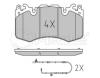 MEYLE 0252465916 Brake Pad Set, disc brake
